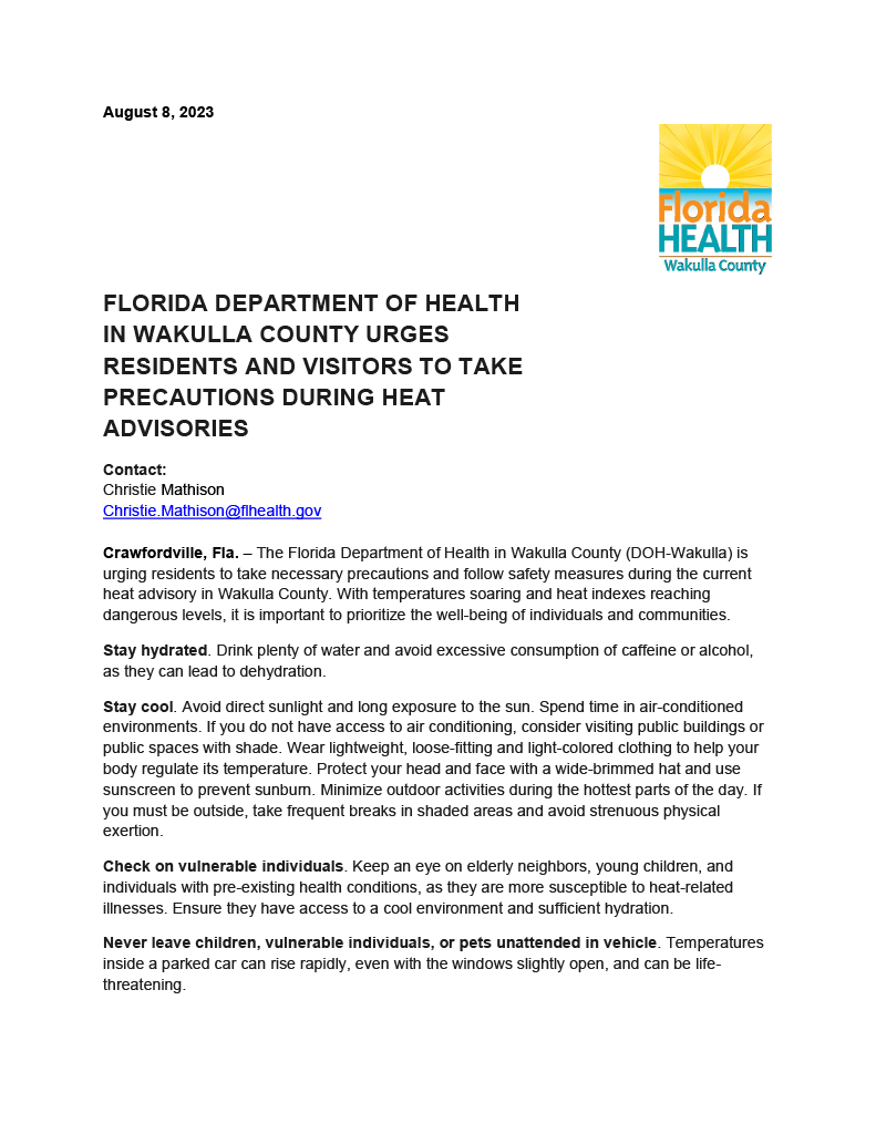Heat Related Press Release - 20231024_1
